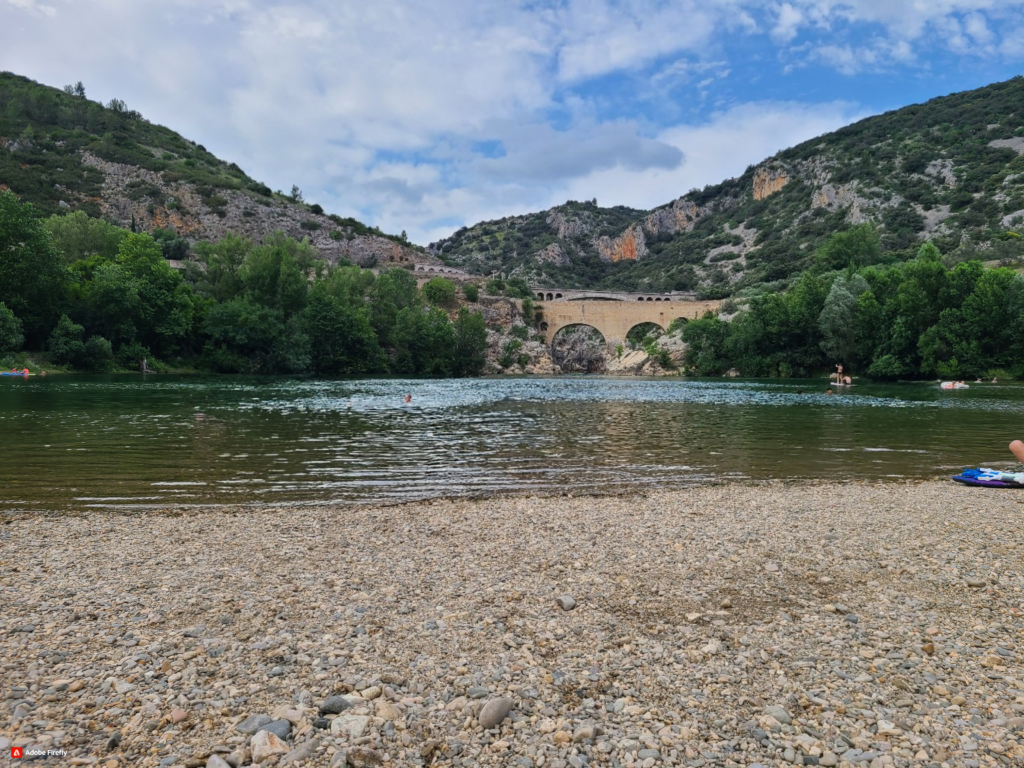 Baignade rafraichissante Pont du Diable