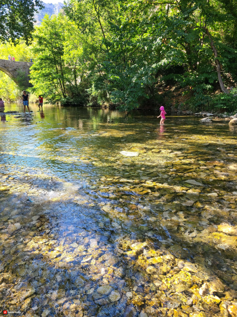 Baignade rafraichissante dans la Vis