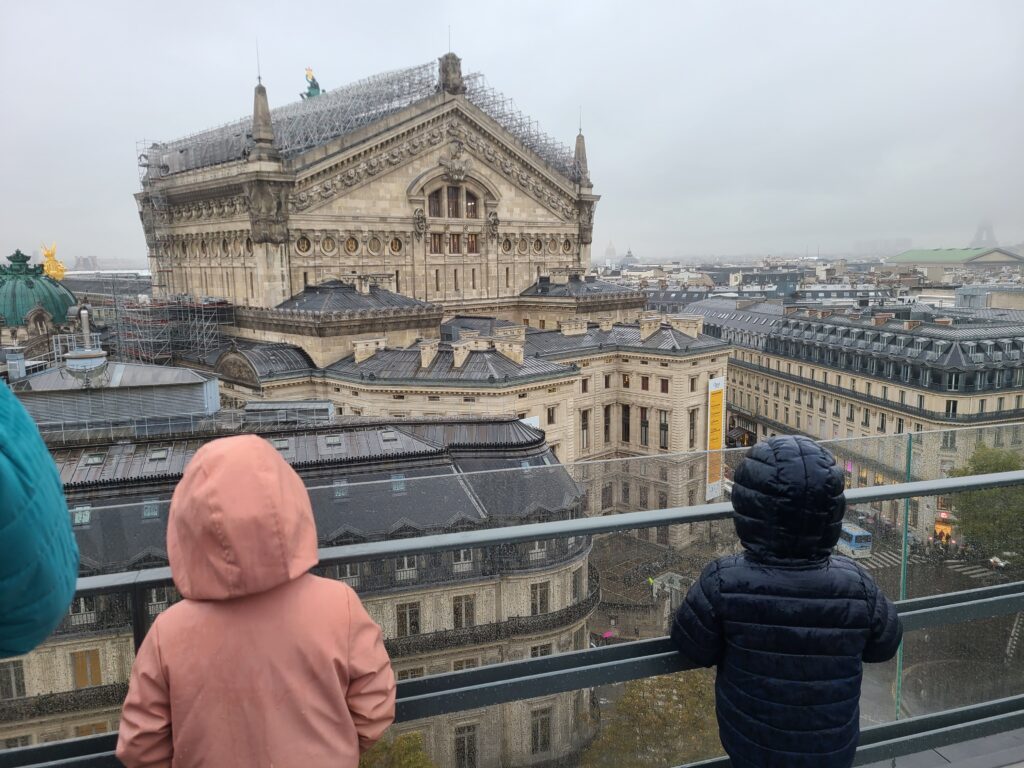 Vue du Rooftop des Galeries Lafayettes