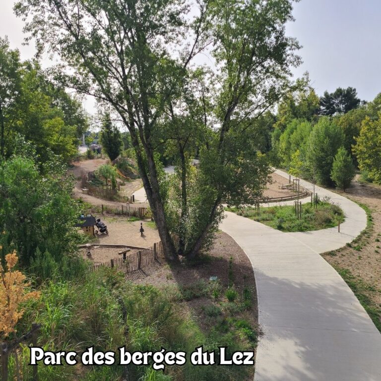 Découverte en famille du Parc des berges du Lez à Castelnau : Les meilleurs toboggans de la ville ?