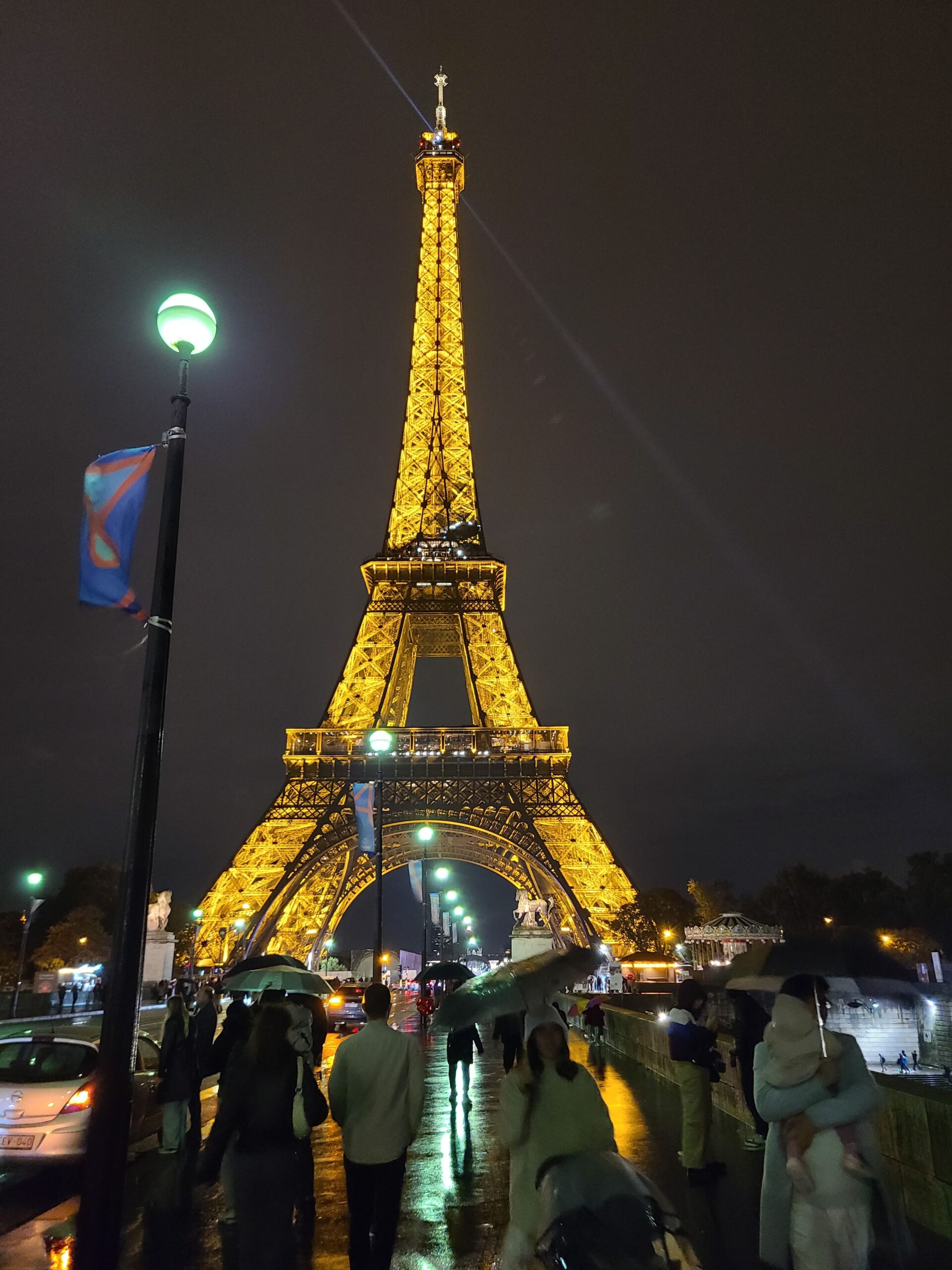 Vue de la Tour Eiffel pont d'Iena